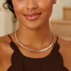Sterling Silver, Rhodium Plated Necklace 11.8g