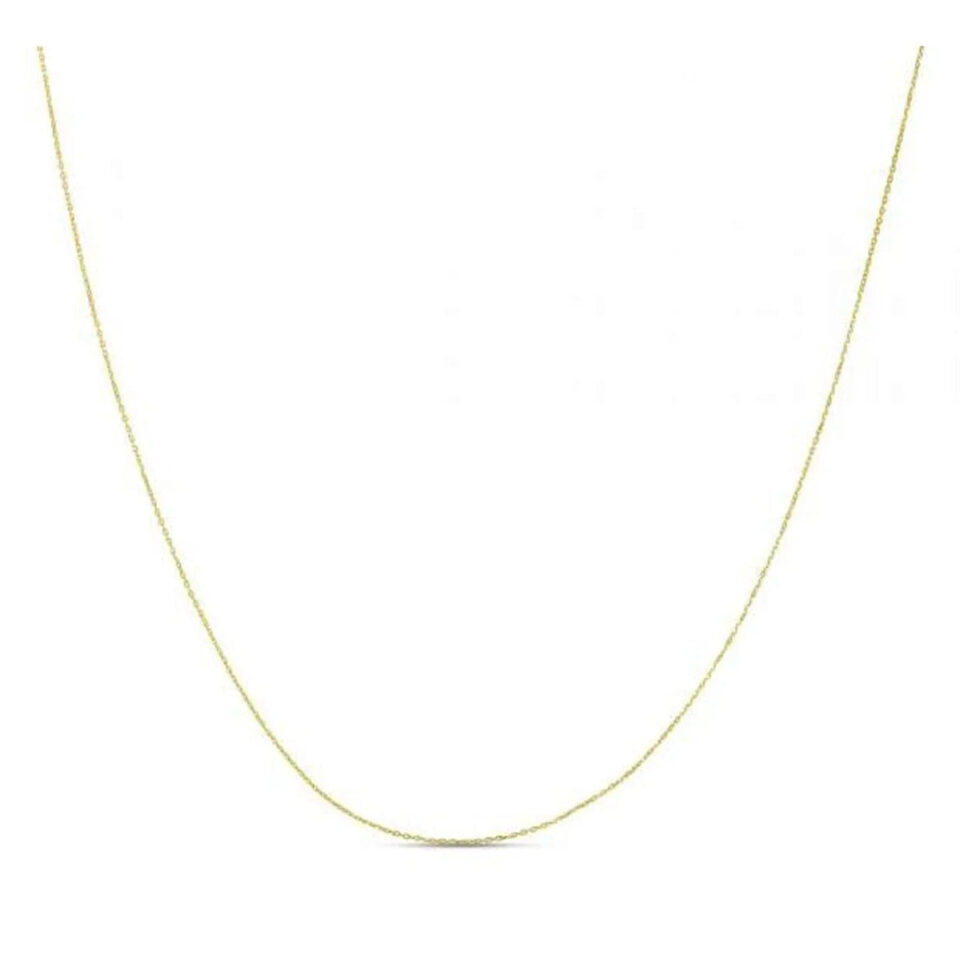 Yellow Gold Cable Chain 0.87mm