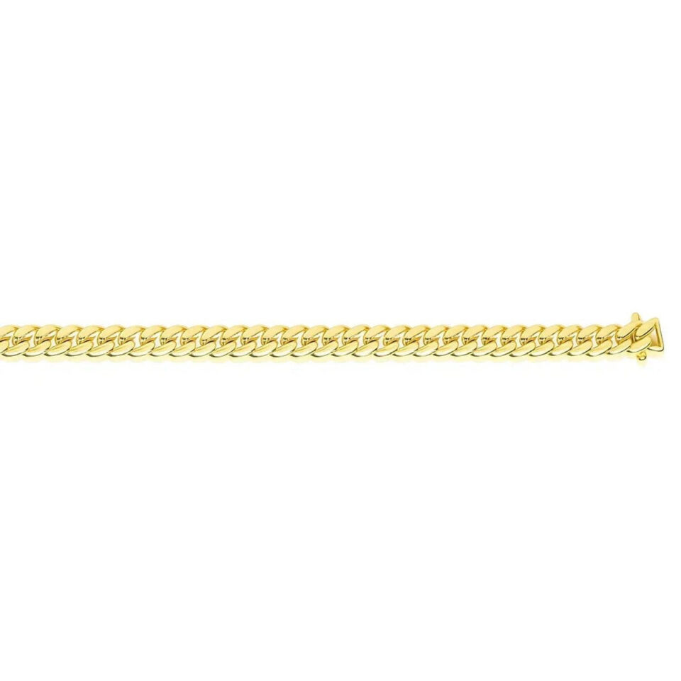 14K Yellow Gold Cuban Bracelet 6.10mm