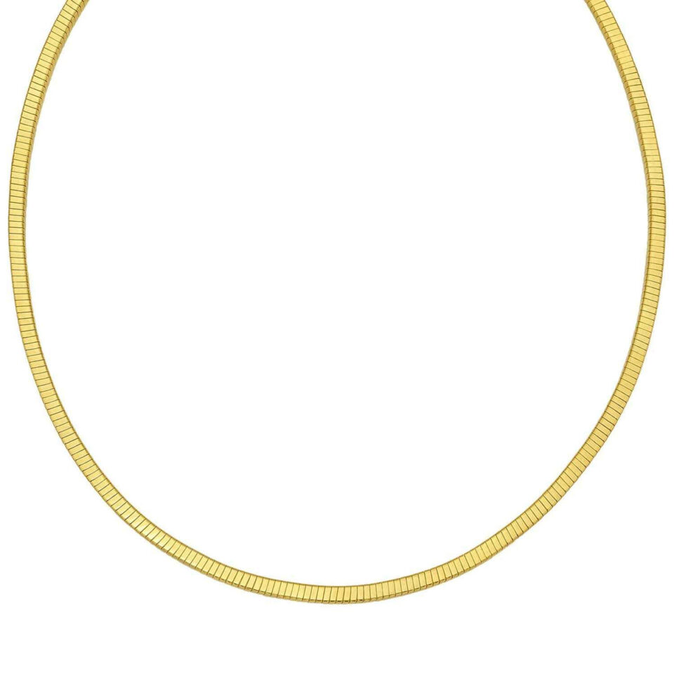 Sterling Silver, Gold Over Silver Necklace