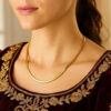 Sterling Silver, Gold Over Silver Necklace