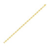 4.1 mm lite anchor chain in solid 14K yellow gold, view 2