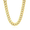 14K Yellow Gold Cuban Chain 10.70mm
