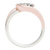 14K White And Rose Gold Lab-Grown Diamond Ring