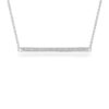 14K White Gold Lab-Grown Diamond Pendant 1/4cttw