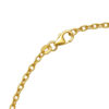 14K Yellow Gold Braided Heart Necklace