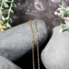 14K Yellow Gold Adjustable Paperclip Chain