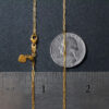 14K Yellow Gold Adjustable Paperclip Chain