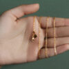 14K Yellow Gold Adjustable Paperclip Chain