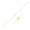 1.20mm bracelet in solid 14K yellow gold