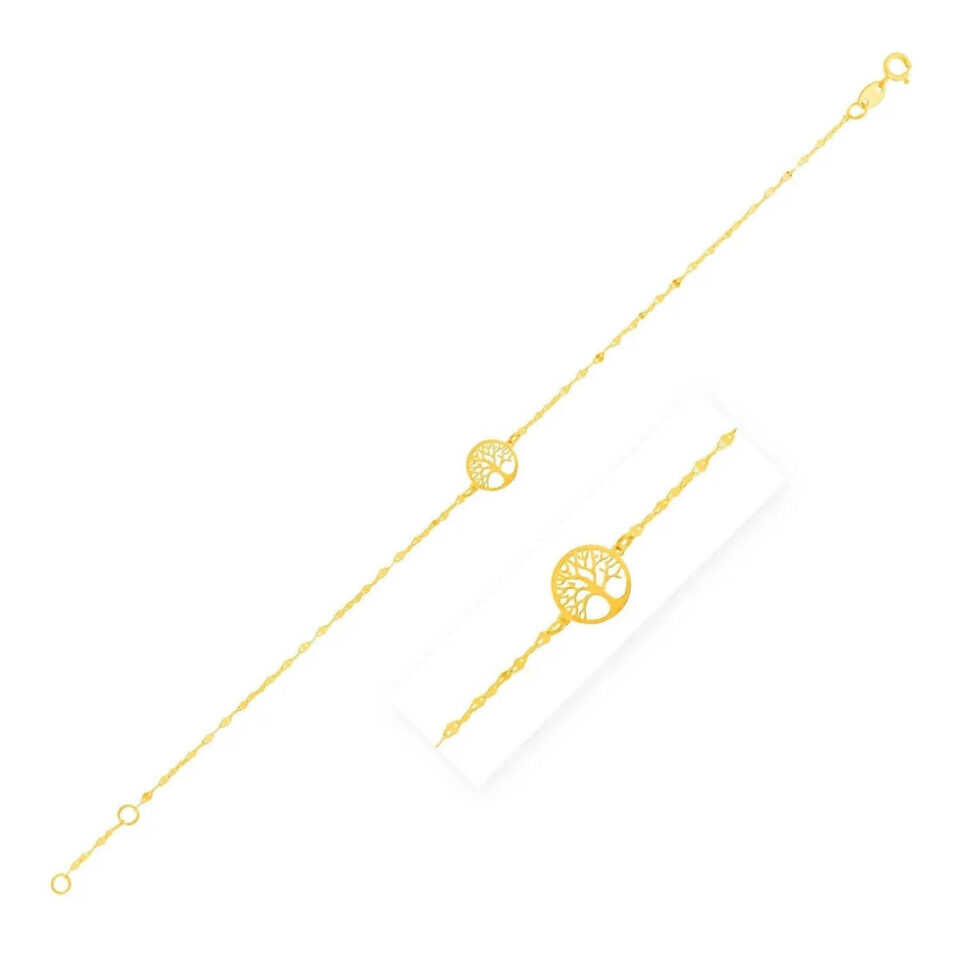 14K Yellow Gold Bracelet 1.20mm