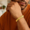 10K Yellow Gold Cuban Bracelet 9.10mm