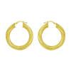 14K Yellow Gold Hoop Earrings Full