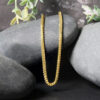 14K Yellow Gold Franco Round Chain