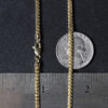 14K Yellow Gold Franco Round Chain