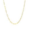 14K Yellow Gold Paperclip Chain 2.1mm