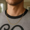 14K Yellow Gold Paperclip Chain 2.1mm