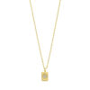 Sterling silver, gold plated necklace
