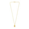 Sterling silver, gold plated necklace, view 2