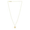 14K Yellow Gold Star Necklace Cutout