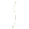 14K Yellow Gold Star Necklace Cutout