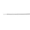 Sterling Silver, Rhodium Plated Cuban 5.60mm