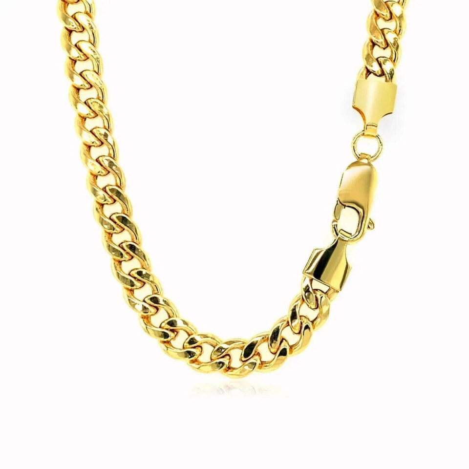 14K Yellow Gold Cuban Chain 5.50mm