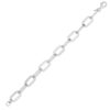 Sterling silver, rhodium plated bracelet 10.30mm