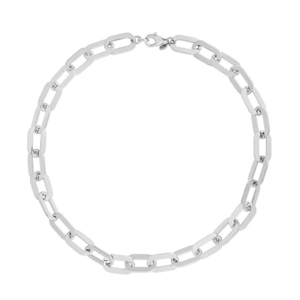 Sterling silver, rhodium plated bracelet 10.30mm, view 3
