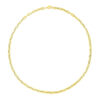 4.20mm paperclip necklace in solid 14K yellow gold