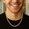 14K Yellow Gold Cuban Chain 6.60mm