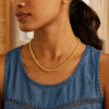 14K Yellow Gold Bead Chain Necklace