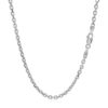 2.60mm cable chain in solid 18K white gold