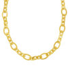 14K Yellow Gold Oval Necklace 7.90mm