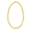 14K Yellow Gold Oval Necklace 7.90mm
