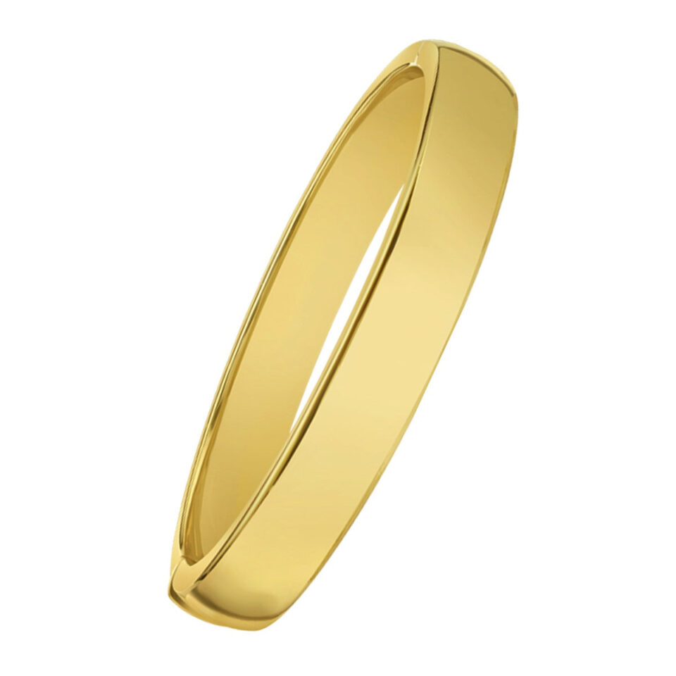 14K Yellow Gold Classic Polished Bangle