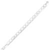 Sterling Silver, Rhodium Plated Oval 8.70mm