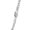 14K White Gold Diamond-Cut Cable Link Chain, 3.7 mm