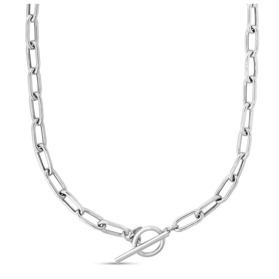 Sterling Silver, Rhodium Plated Necklace 15.1g