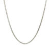Sterling Silver, Rhodium Plated Round 1.50mm