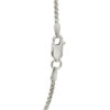 Sterling Silver, Rhodium Plated Round 1.50mm