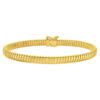 Tubogas bracelet in solid 14K yellow gold
