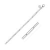 14K White Gold Paperclip Bracelet 2.70mm