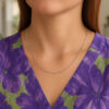 14K White Gold Rolo Chain