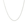 14K White Gold Rolo Chain