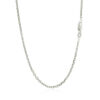 1.90mm cable chain in solid 18K white gold