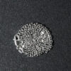 1.90mm cable chain in solid 18K white gold, view 6