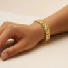 14K Yellow Gold Bracelet 9.60mm