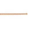 6.10mm cuban bracelet in solid 14K rose gold, view 3