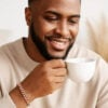 6.10mm cuban bracelet in solid 14K rose gold, view 6